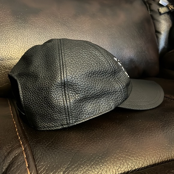 Fendi unisex FF bugs monster eyes leather baseball hat NEW - Picture 6 of 7